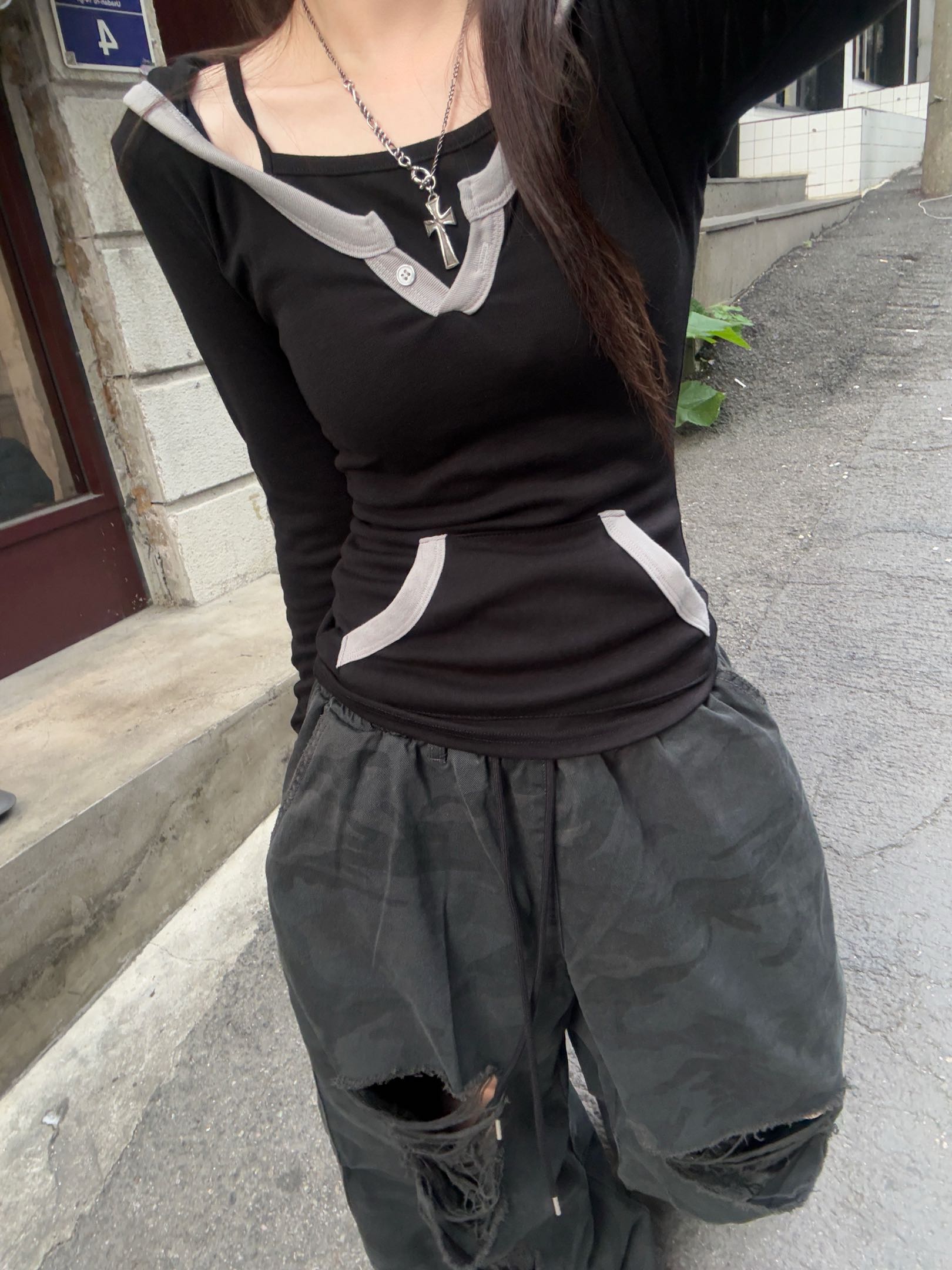 [Preorder 1st Drop Price] C818 Sporty not flirty hoodie