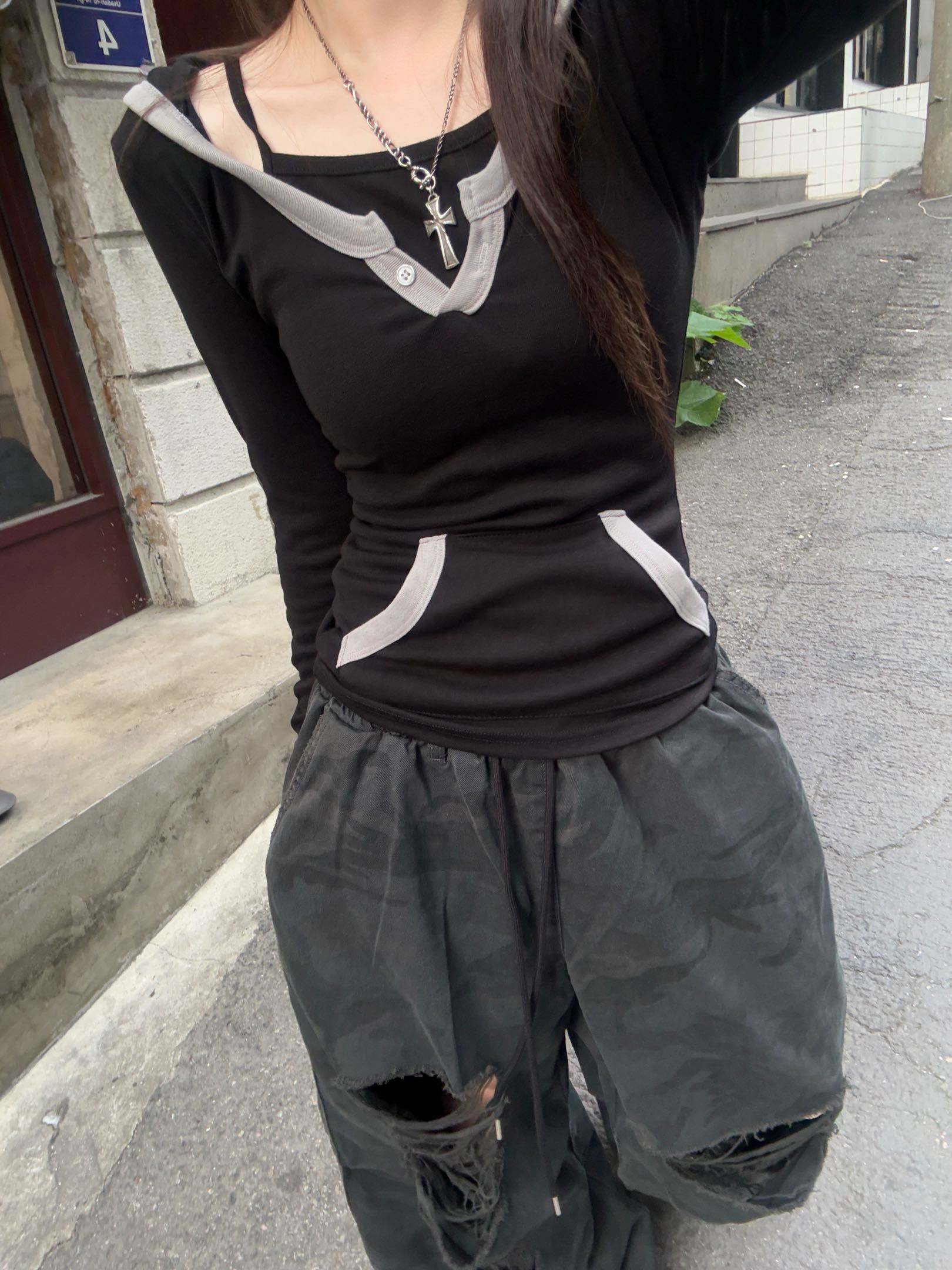 [Preorder 1st Drop Price] C818 Sporty not flirty hoodie