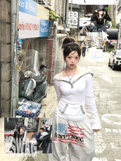 [Preorder 1st Drop Price] C818 Sporty not flirty hoodie