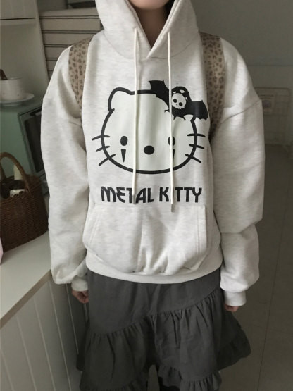 [Preorder 1st Drop Price] C902 Metal Kitty Hoodie