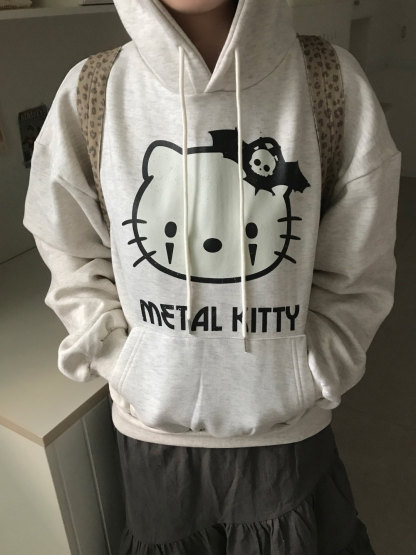 [Preorder 1st Drop Price] C902 Metal Kitty Hoodie