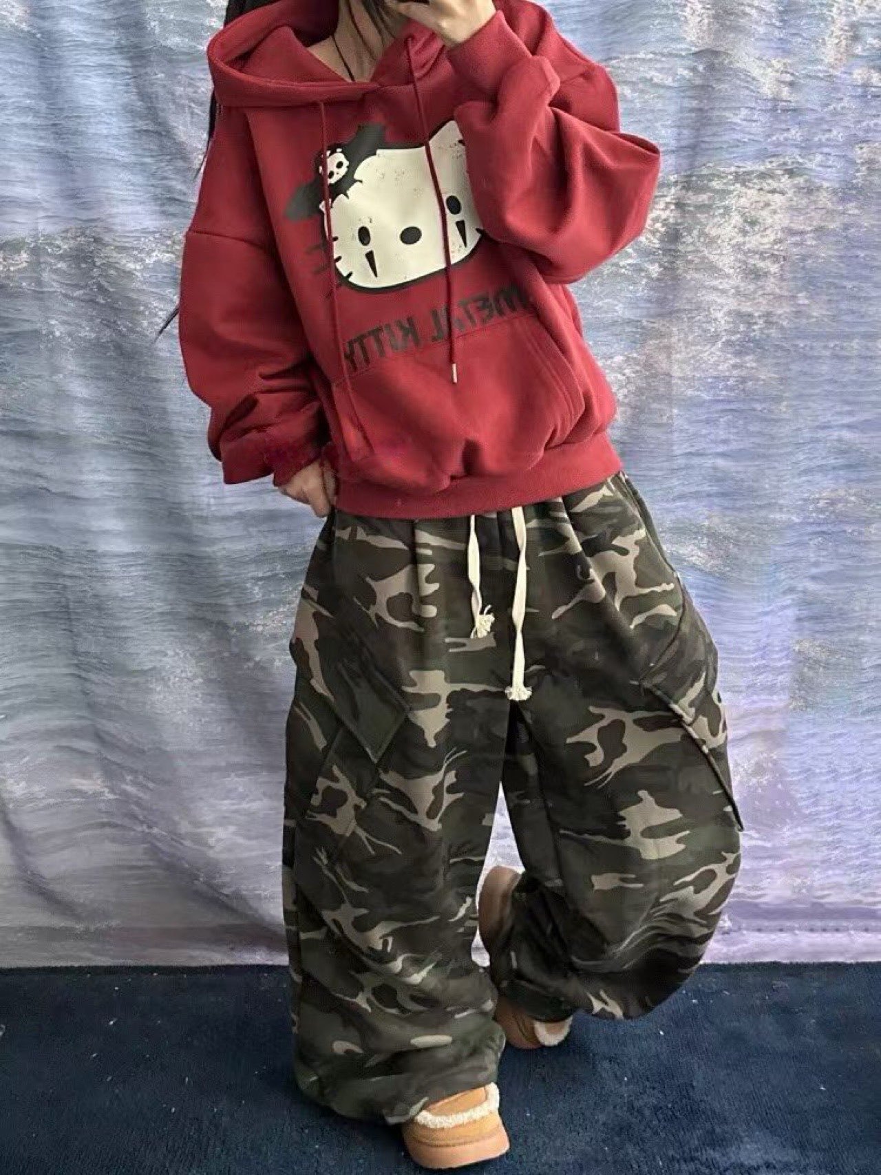 [Preorder 1st Drop Price] C902 Metal Kitty Hoodie