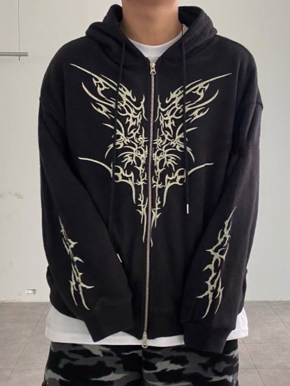 [Preorder 1st Drop Price] C903 Thorn Signal Hoodie