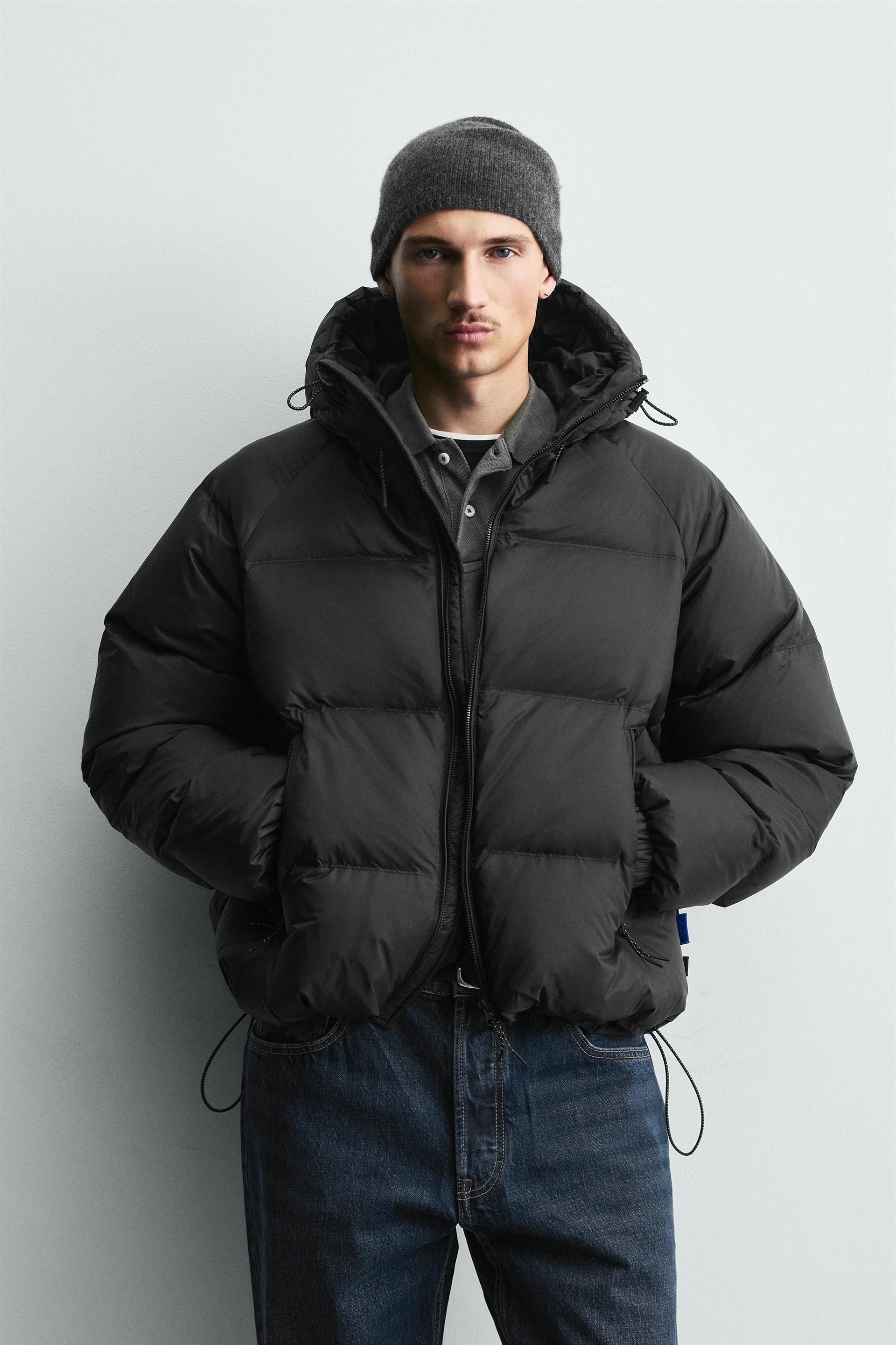 ZARA FEATHER WATER REPELLENT PUFFER JACKET