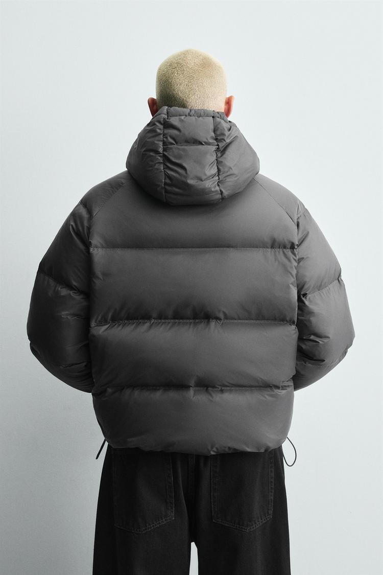 ZARA FEATHER WATER REPELLENT PUFFER JACKET