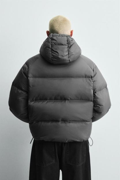 ZARA FEATHER WATER REPELLENT PUFFER JACKET
