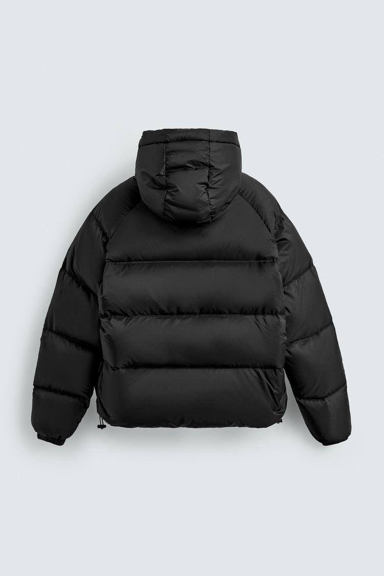 ZARA FEATHER WATER REPELLENT PUFFER JACKET
