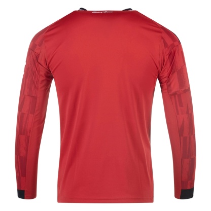 25/26 Manchester United Home Long Sleeve Jersey