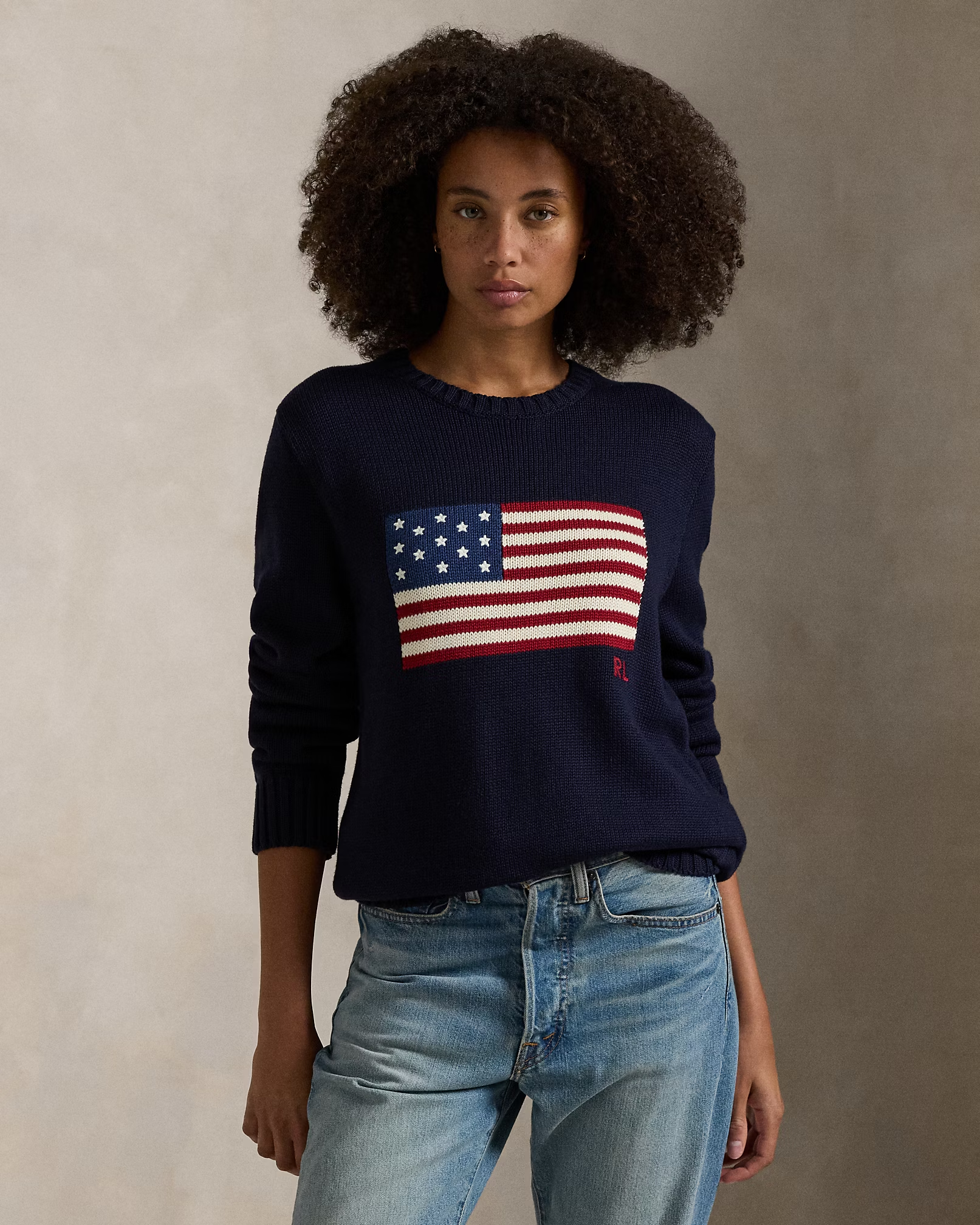 【Up to 59% off！】The Iconic Flag Sweater