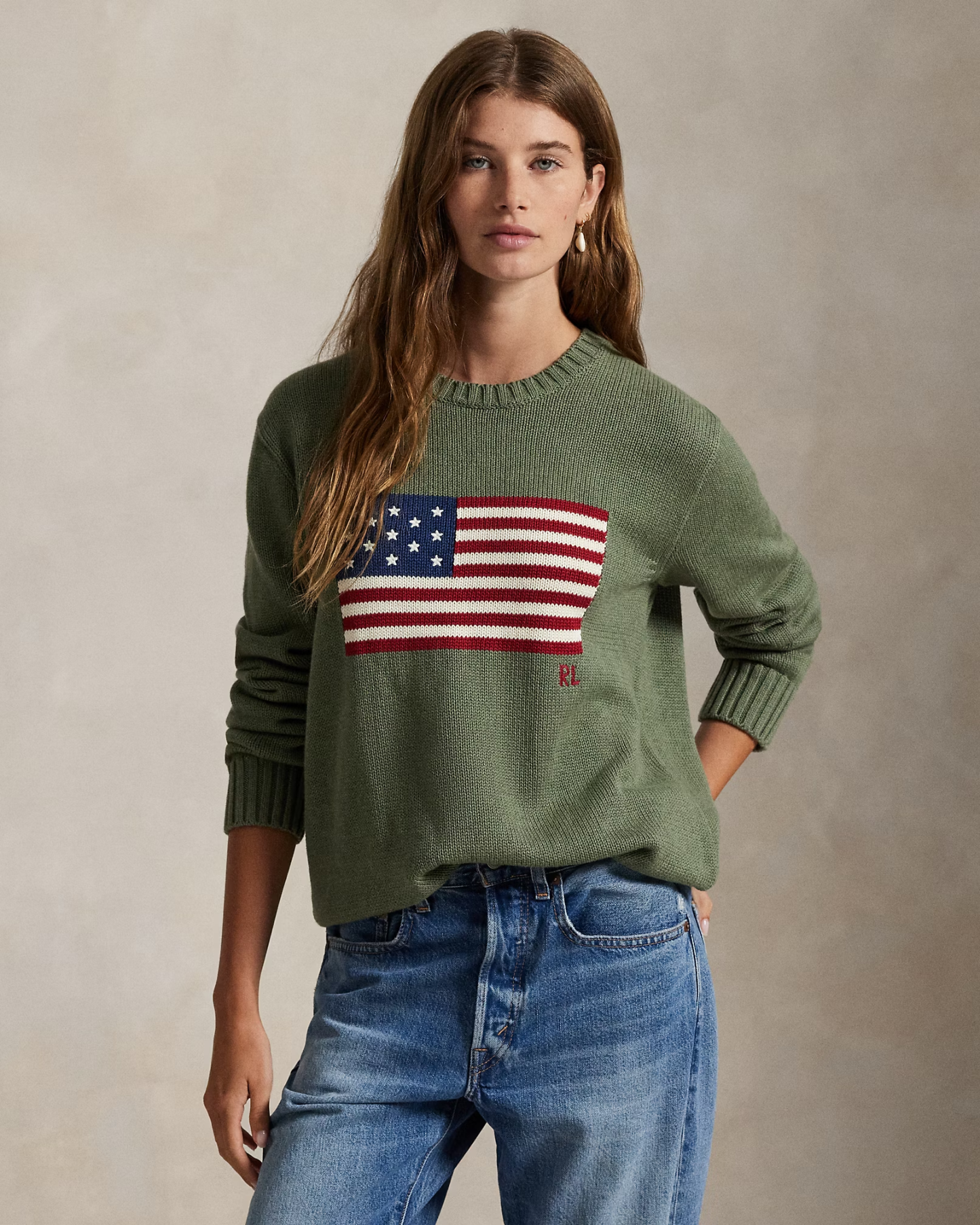 【Up to 59% off！】The Iconic Flag Sweater
