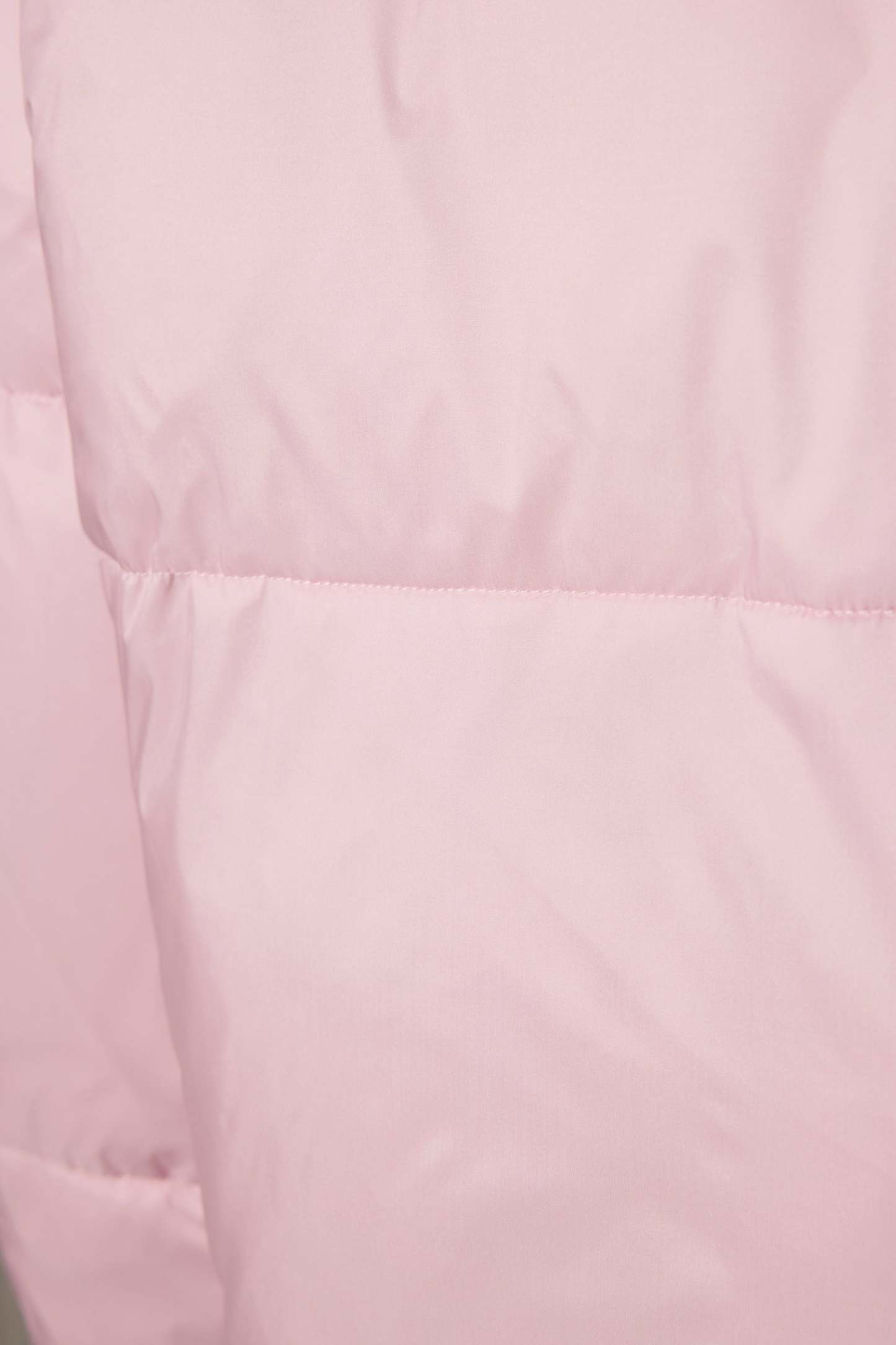 Waterproof Cropped Oversized Ski Jacket in Powder Pink