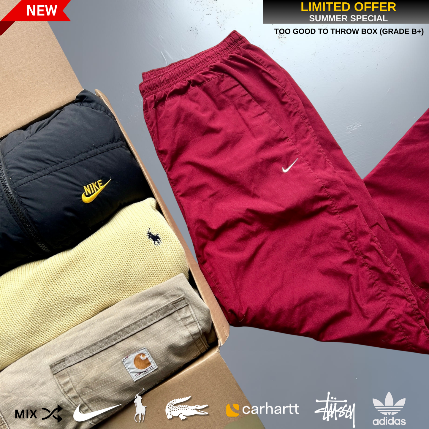 'TOO GOOD TO THROW' VINTAGE BOX (3 PIECES)