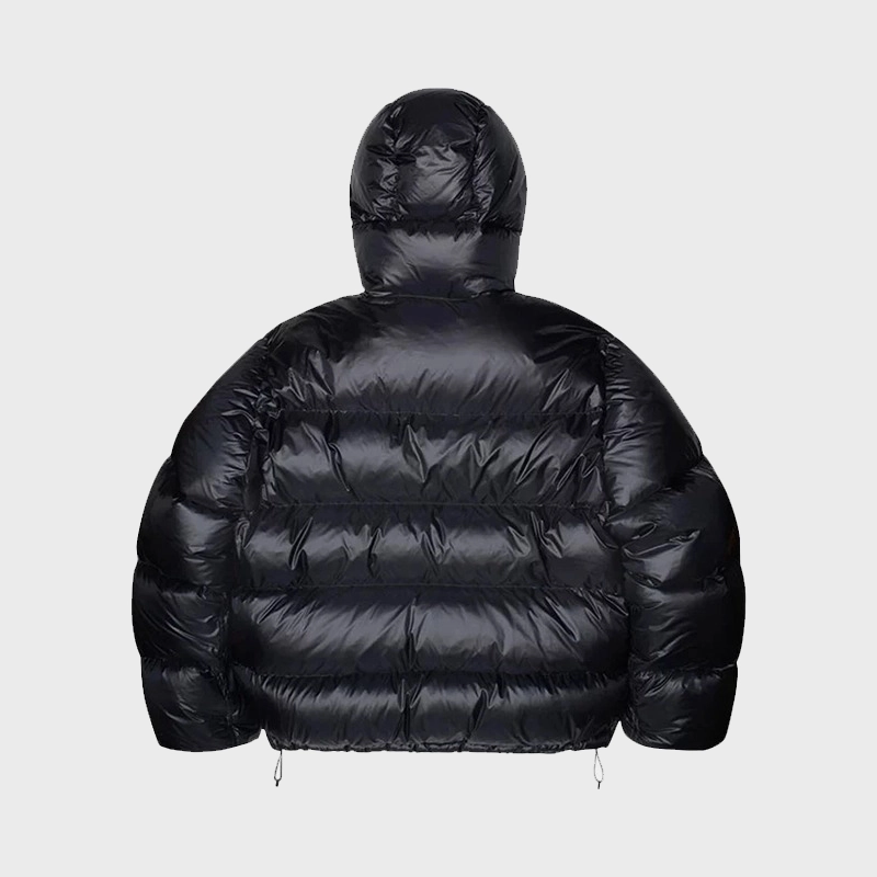 Stussy Black Puffer Jacket