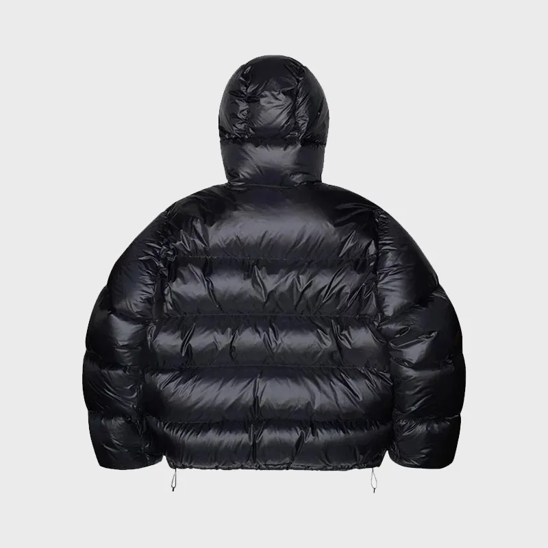 Stussy Black Puffer Jacket