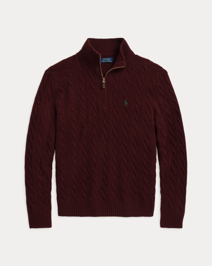 【Up to 59% off！】Cable-Knit Wool-Cashmere Sweater