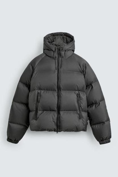 ZARA FEATHER WATER REPELLENT PUFFER JACKET