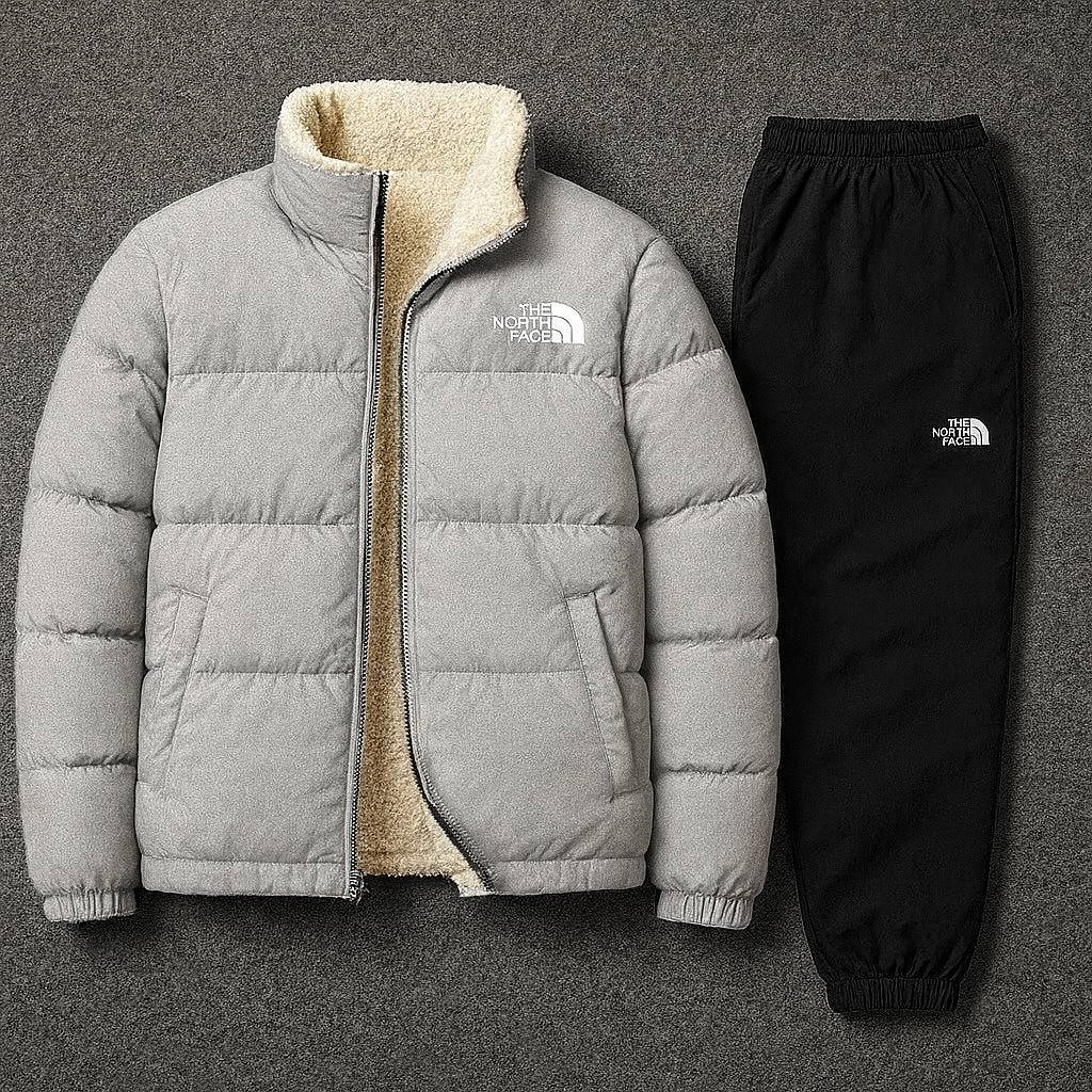 Reversible Winter Puffer Jacket + Free Pants