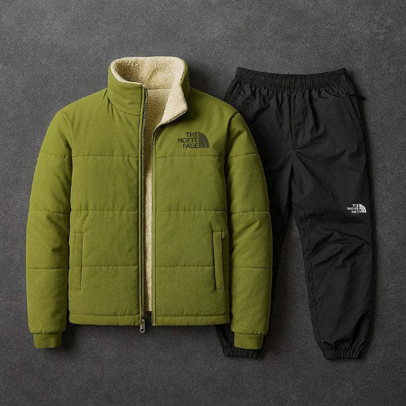 Reversible Winter Puffer Jacket + Free Pants