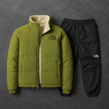 Reversible Winter Puffer Jacket + Free Pants