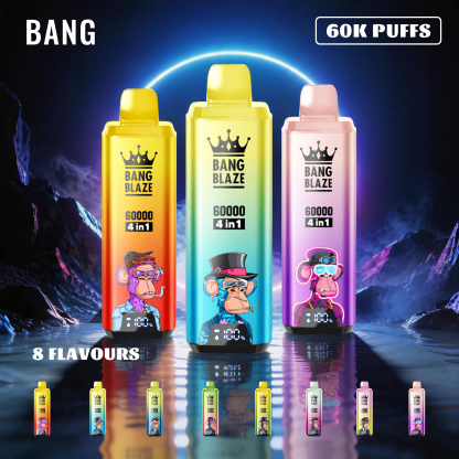 BANG BLAZE 60000 PUFFS 4IN1 flavors disposable vape