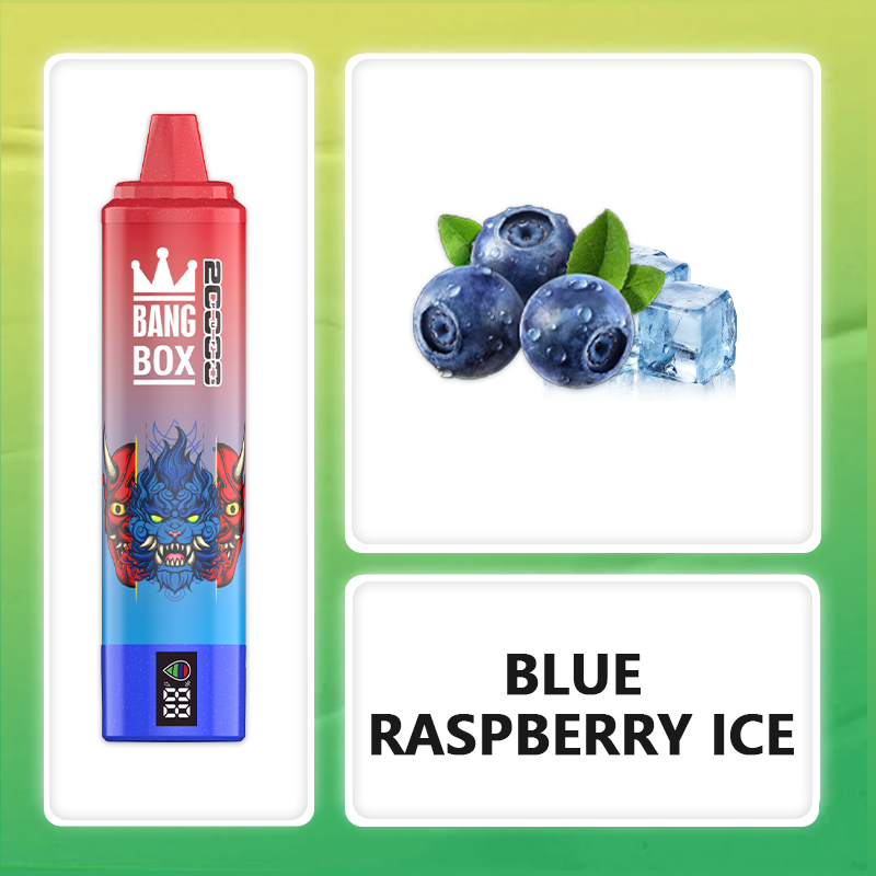BANG BOX 20000 Puffs Double Flavor Disposable Vape - Blue Razz Ice