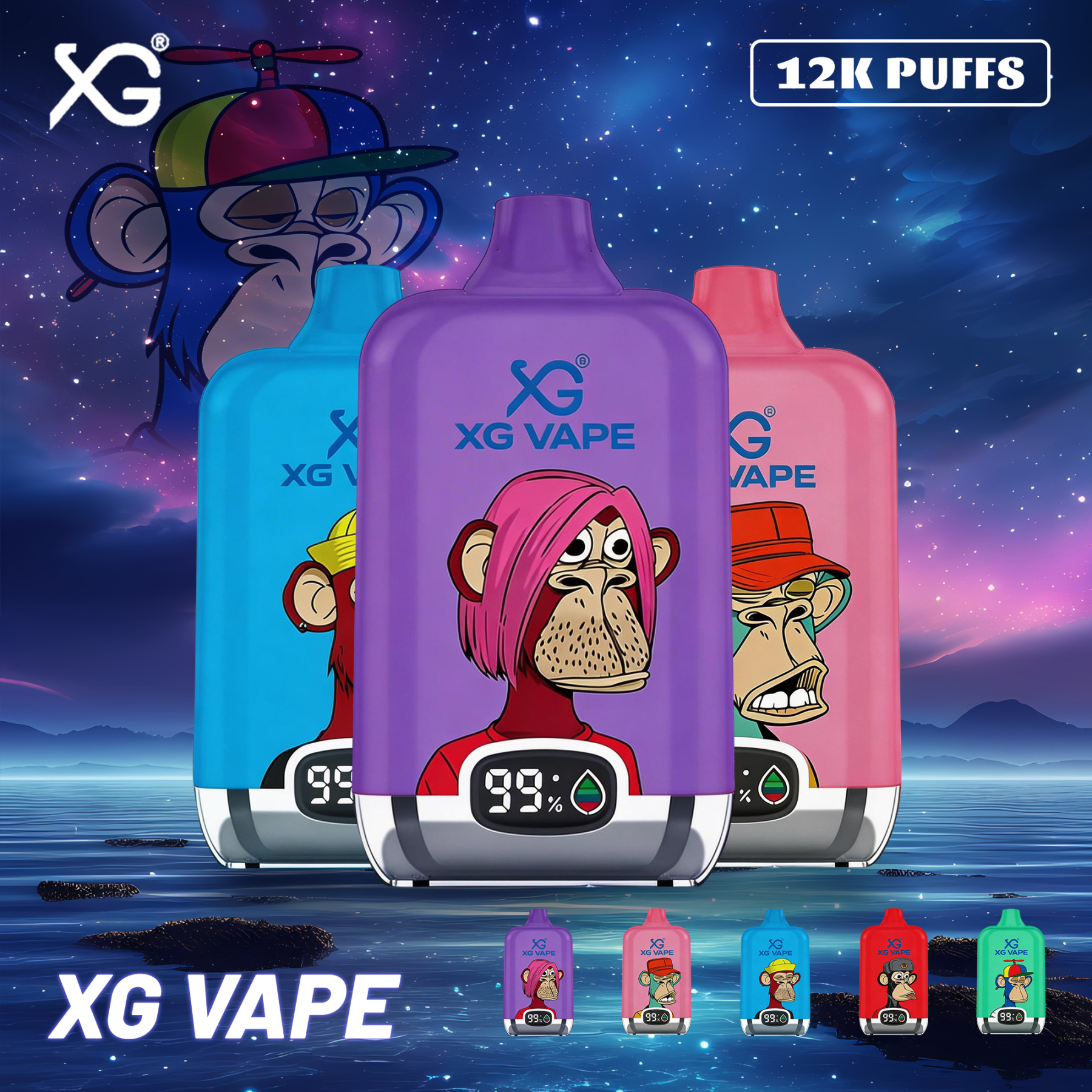 XG VAPE Bar 12000 Puffs Disposable Vape