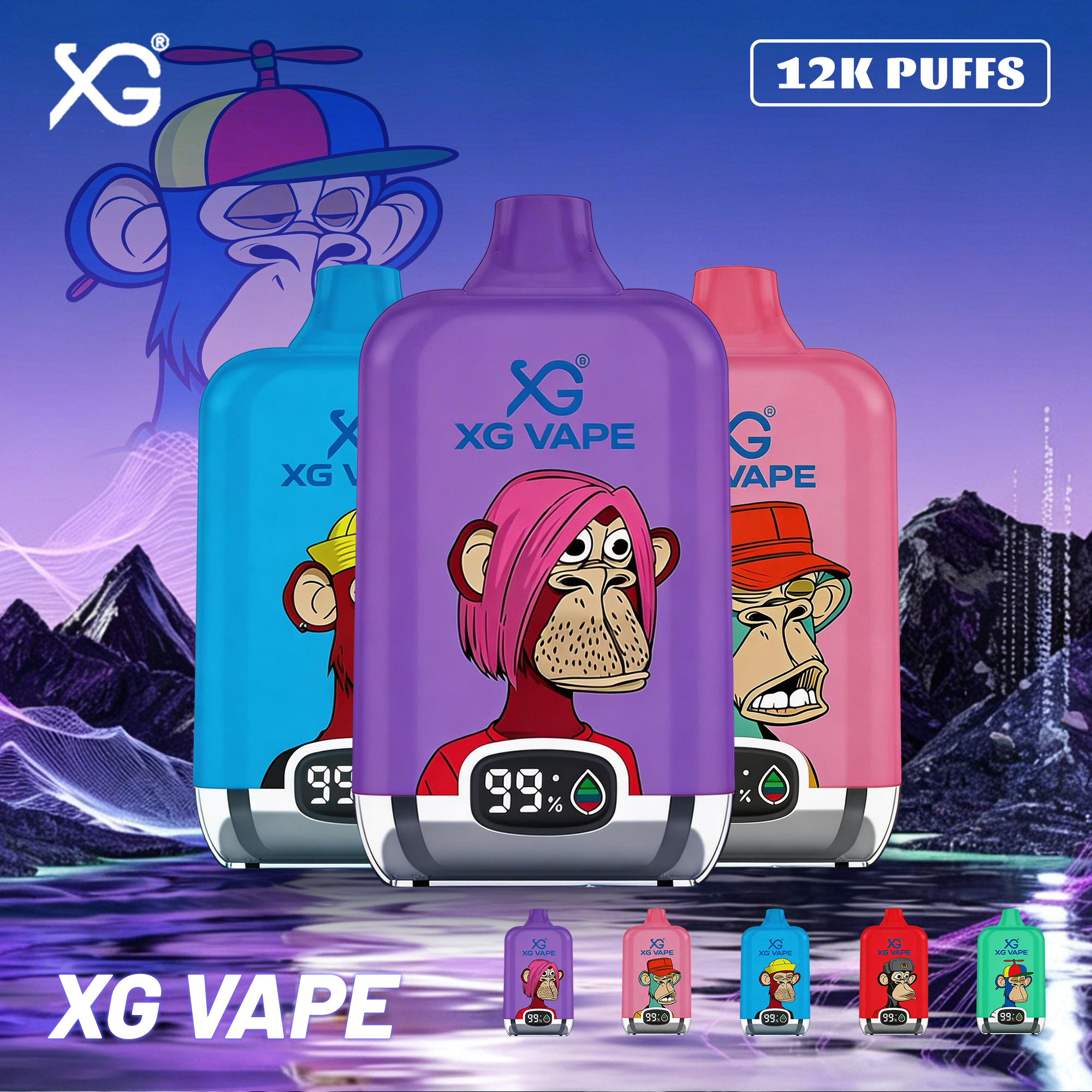 XG VAPE Bar 12000 Puffs Disposable Vape