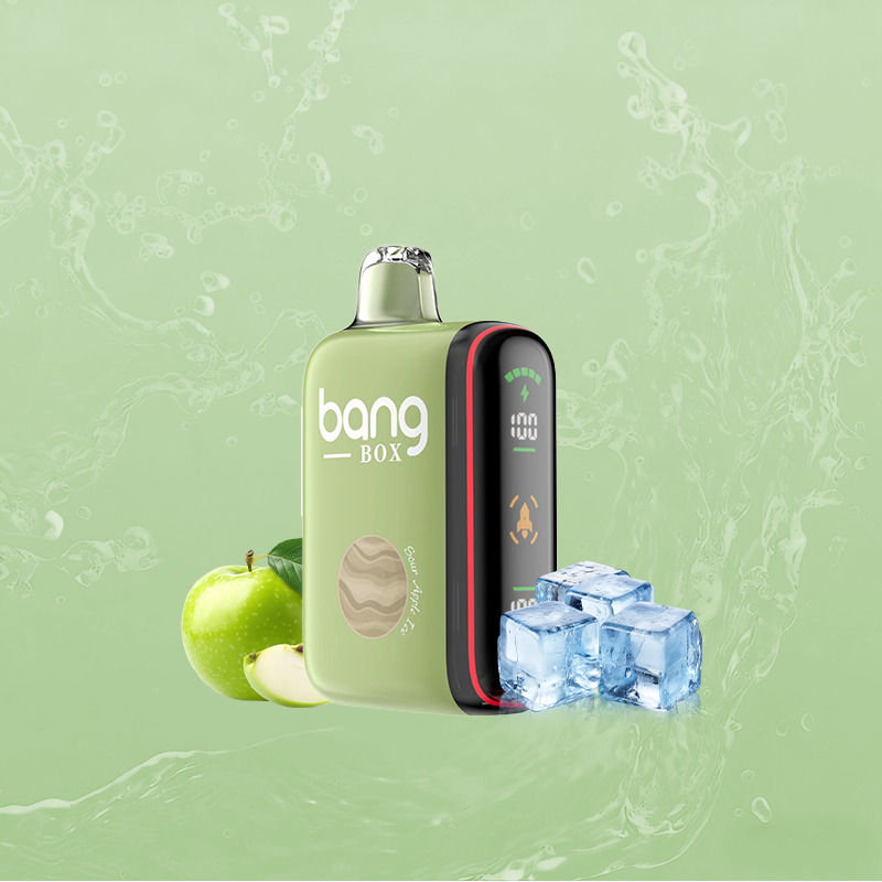 BANG BOX 9000-18000 Puffs Disposable Vape - Sour apple ice