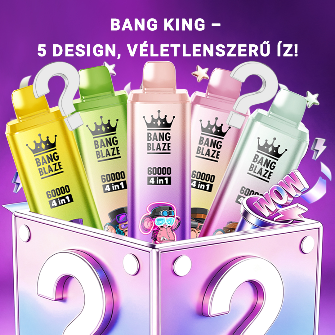 5-pack BANGBLAZE 60K 4IN1 disposable vape mystery box--random flavors for more surprises