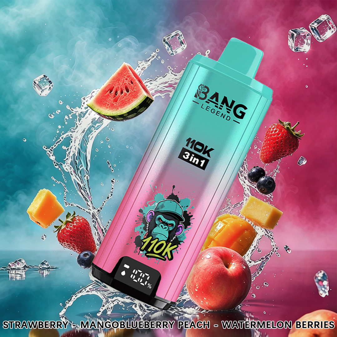 BANG 110K Puffs 3-in-1 Disposable Vape