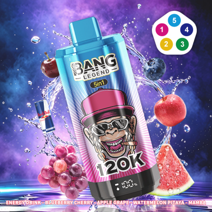 BANG 120K Puffs 5-in-1 Disposable Vape