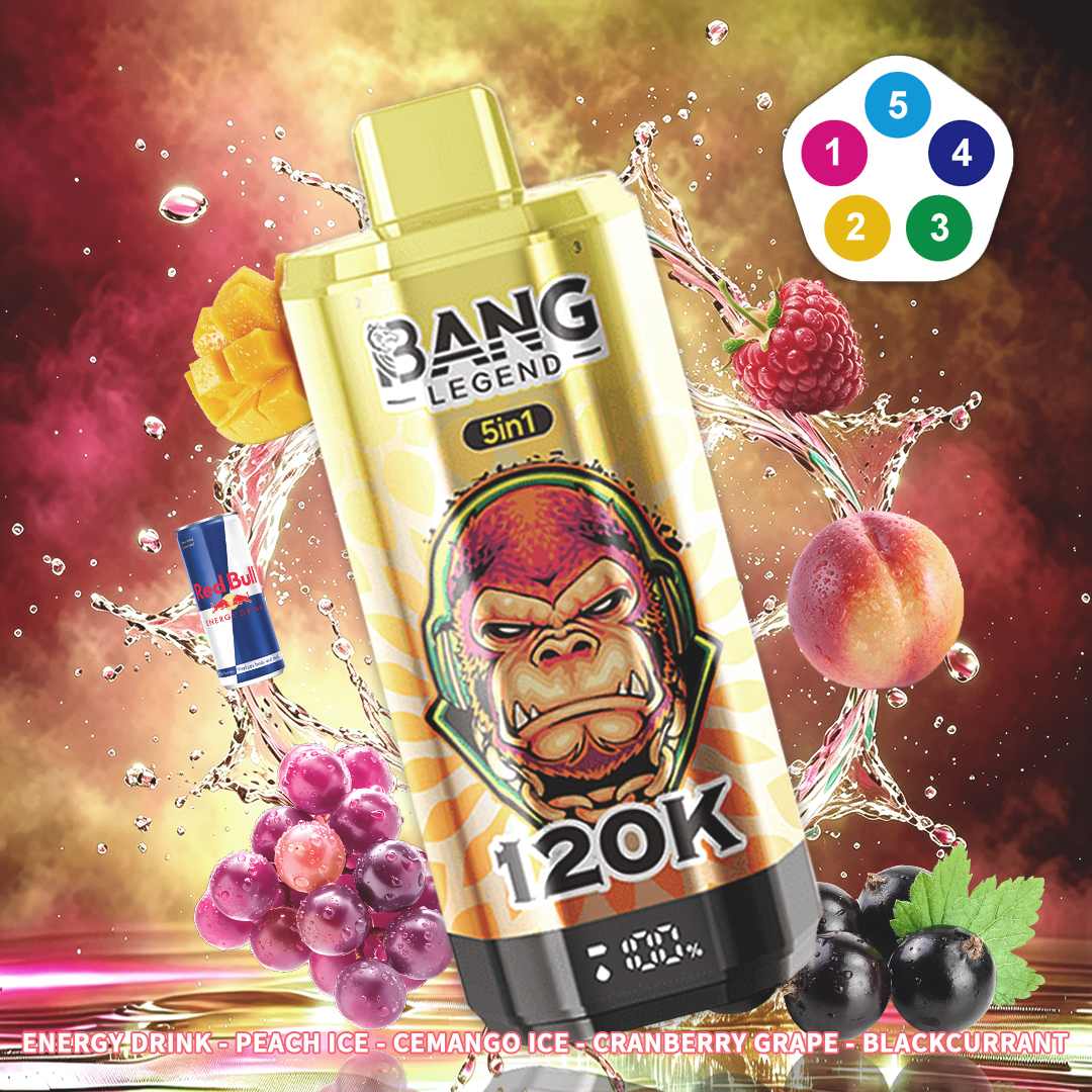 BANG 120K Puffs 5-in-1 Disposable Vape
