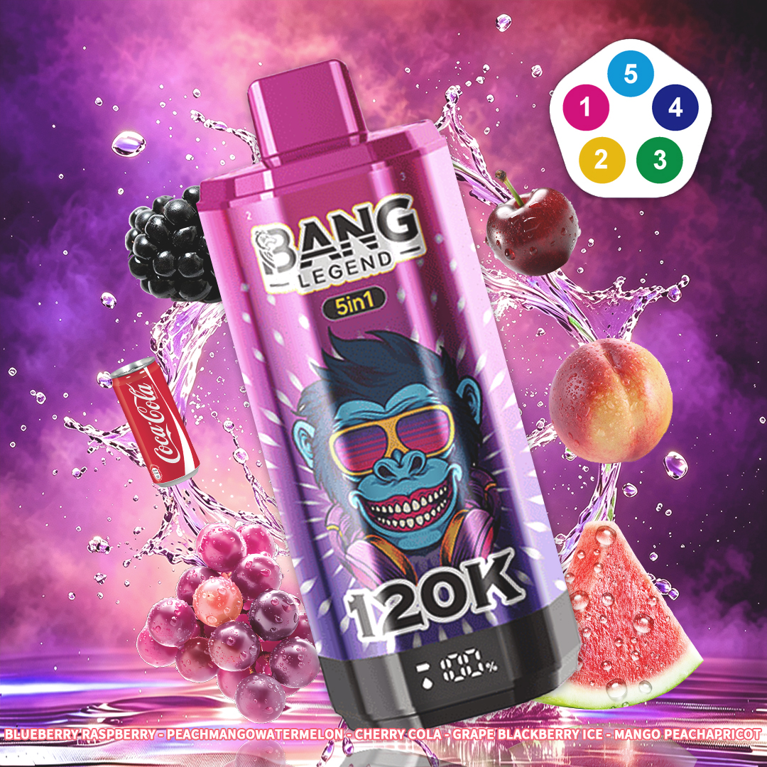 BANG 120K Puffs 5-in-1 Disposable Vape