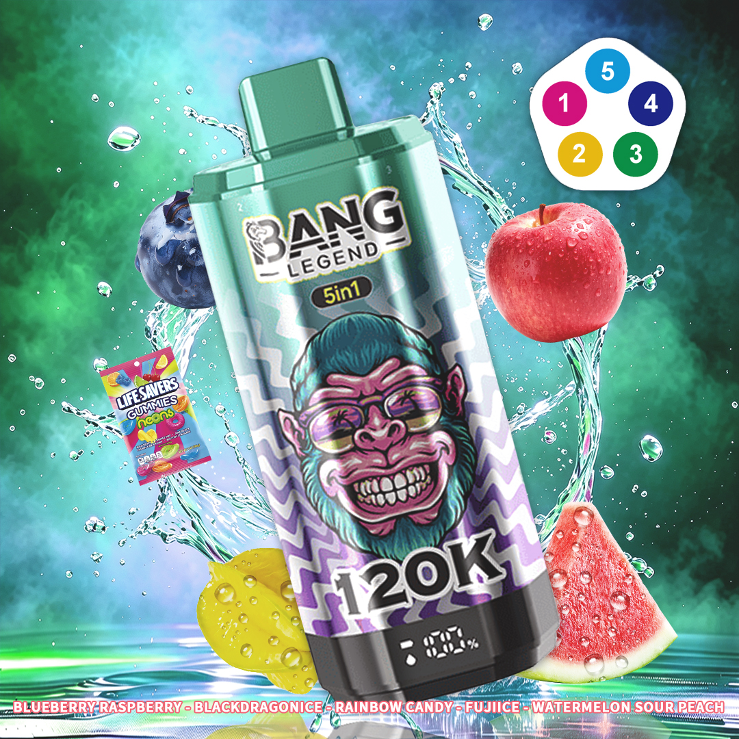 BANG 120K Puffs 5-in-1 Disposable Vape