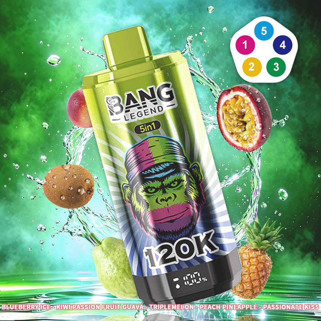 BANG 120K Puffs 5-in-1 Disposable Vape