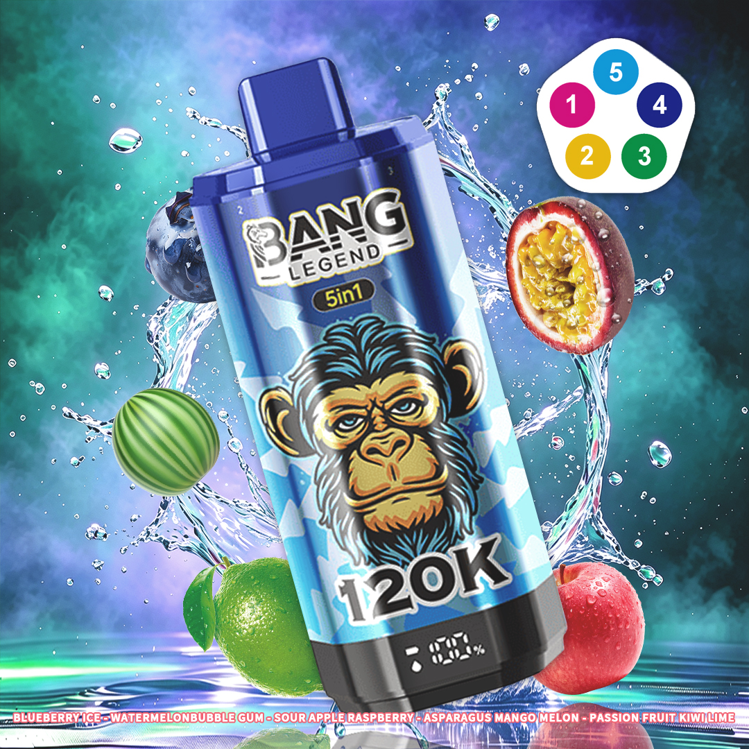 BANG 120K Puffs 5-in-1 Disposable Vape