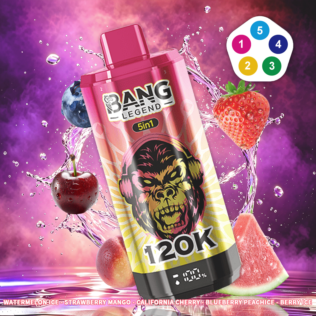 BANG 120K Puffs 5-in-1 Disposable Vape