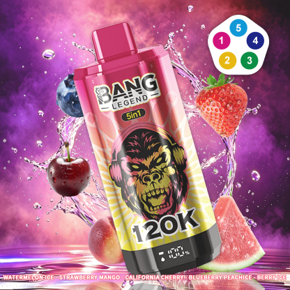 BANG 120K Puffs 5-in-1 Disposable Vape