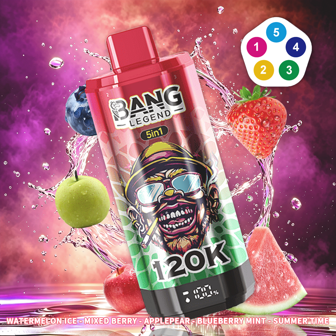 BANG 120K Puffs 5-in-1 Disposable Vape
