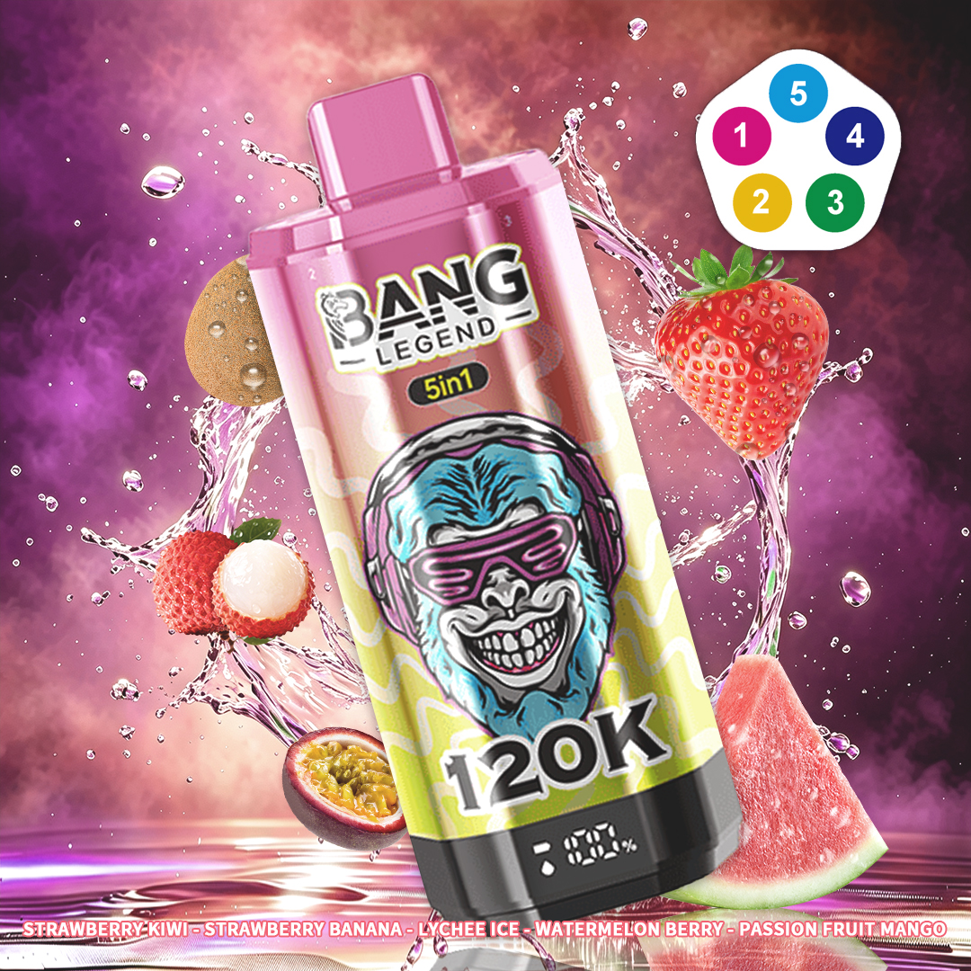 BANG 120K Puffs 5-in-1 Disposable Vape