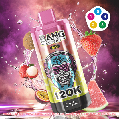 BANG 120K Puffs 5-in-1 Disposable Vape