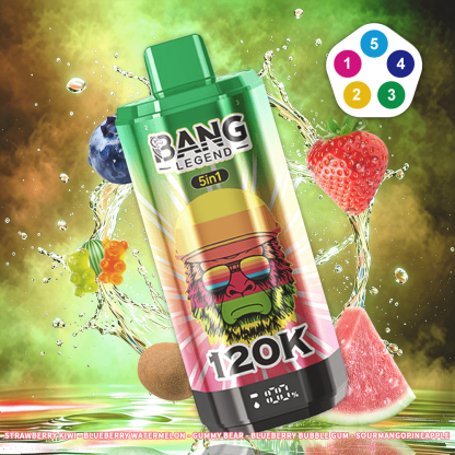BANG 120K Puffs 5-in-1 Disposable Vape