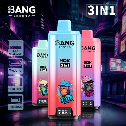 BANG 110K puffs 3IN1 disposable vape
