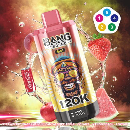 BANG 120K Puffs 5-in-1 Disposable Vape