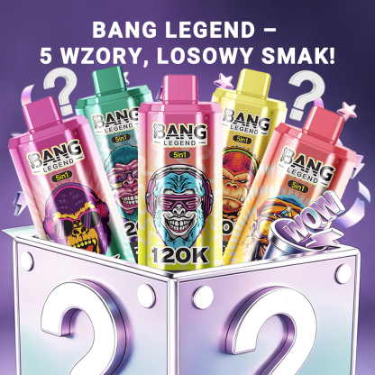 5-Pack BANG 120K 5-in-1 Disposable Vape Mystery Box