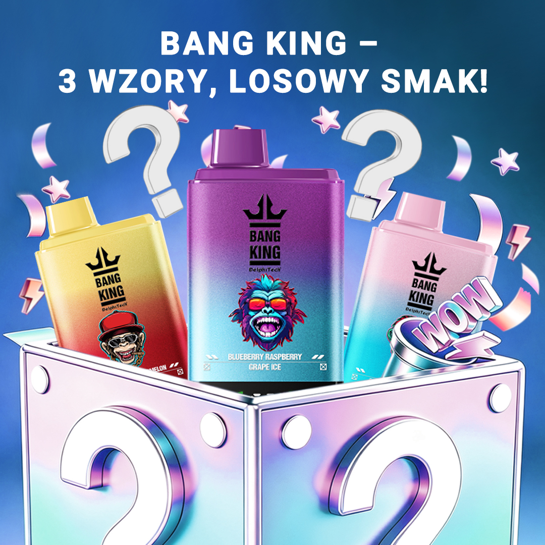 3-pack BANGKING 50K disposable vape mystery box, random flavors for more surprises
