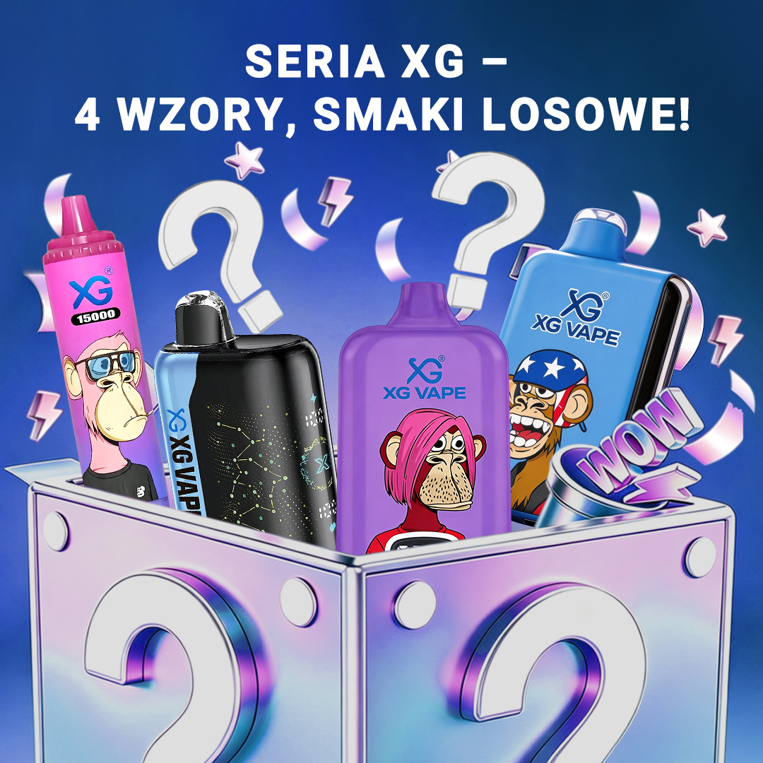 4-pack XG series disposable vape mystery box--random flavors, full of surprises