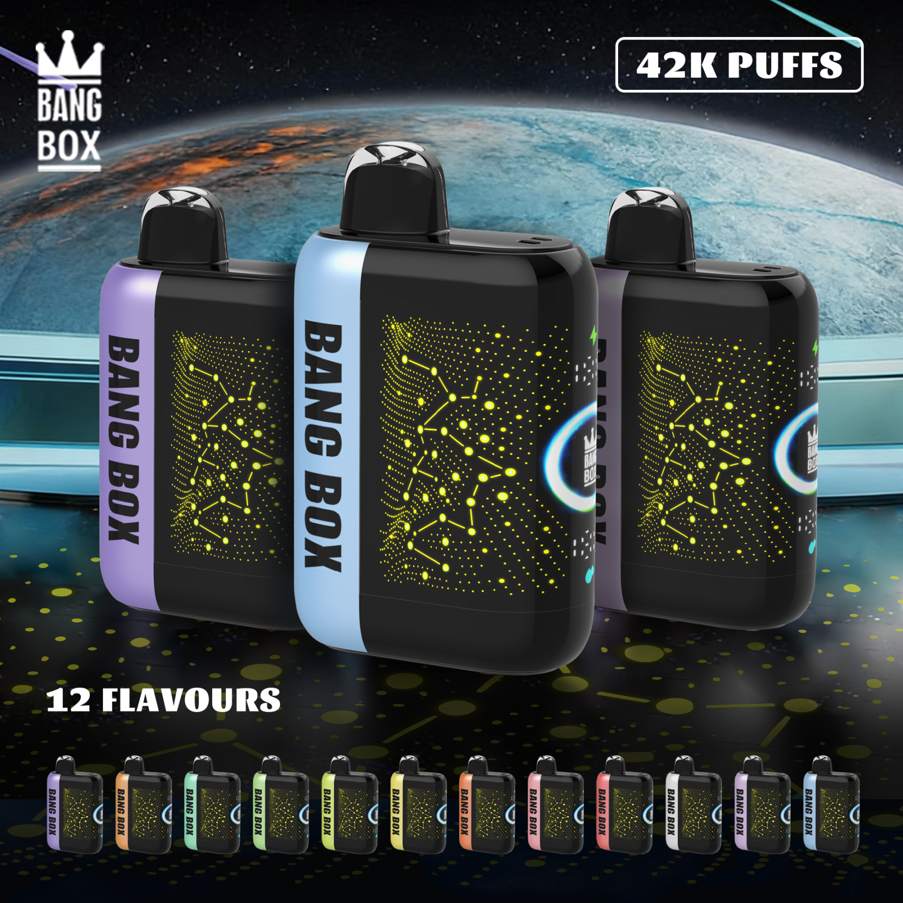 💎5 db-os BANG BOX 42000 Puffs 3 in1 Flavor Disposable Vape – Titokdoboz árzuhanás!
