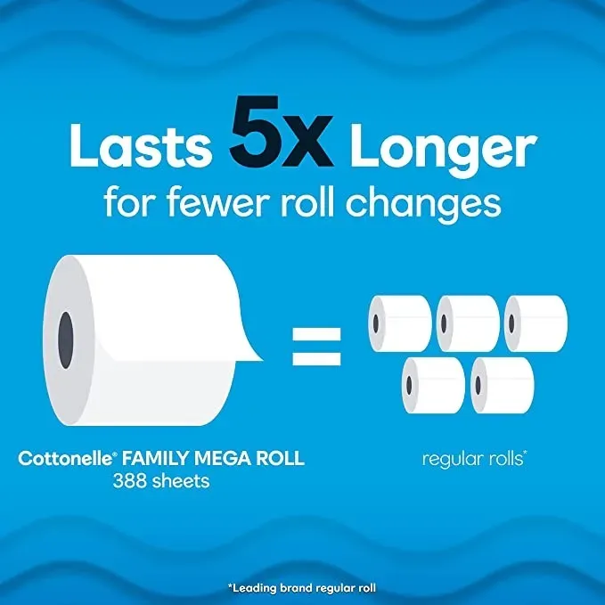 Ultra Clean Toilet Paper 24 Family Mega Rolls