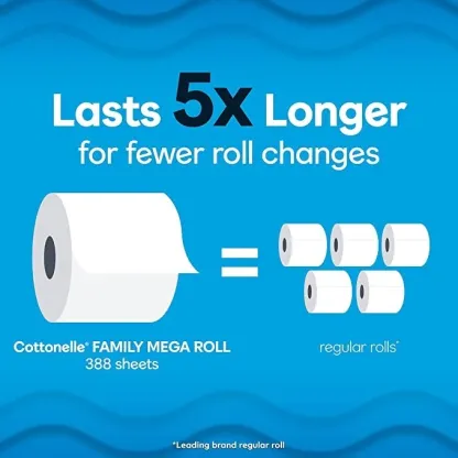 Ultra Clean Toilet Paper 24 Family Mega Rolls